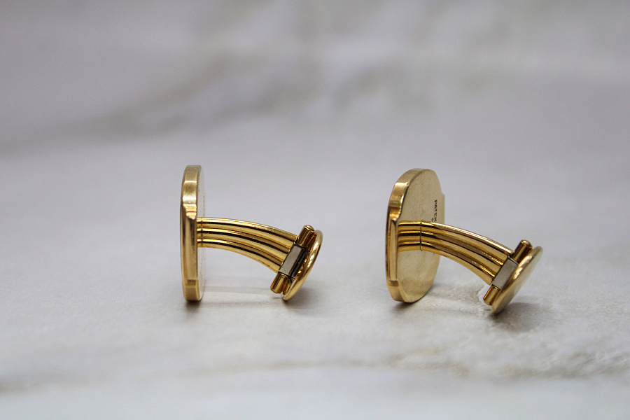 Nautilus Cufflinks in 18k Yellow Gold 31.29 g