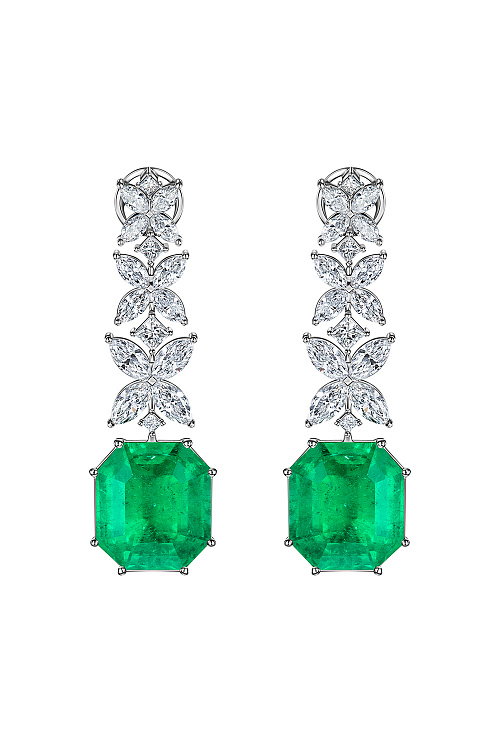 Emerald Earrings 8,99/10,10 ct.