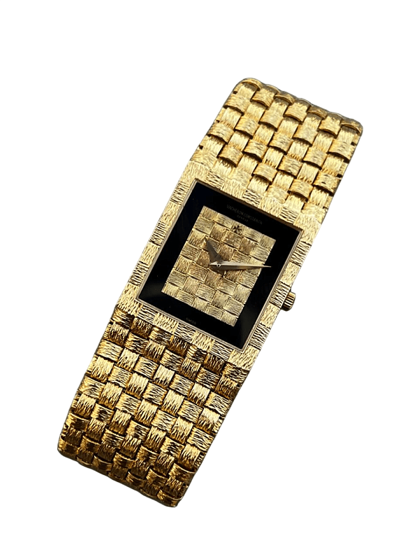 Vintage 33030 in 18k Yellow Gold with Onyx Dial