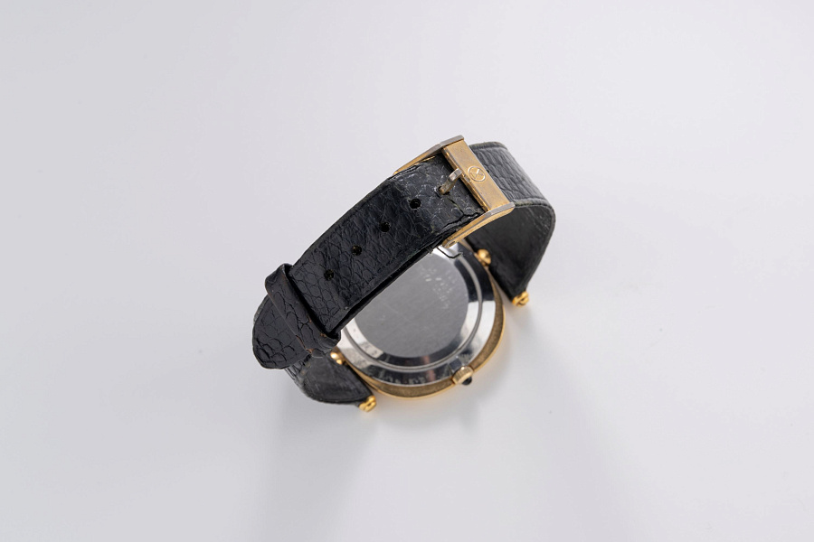 TV-Dial Dress Watch Ref. 111 in Gold Plated Stainless Steel