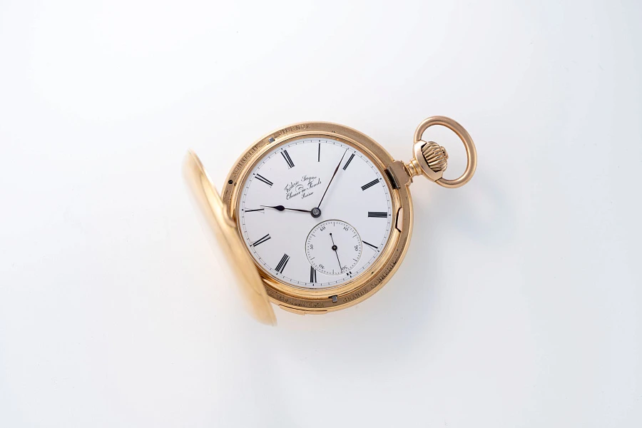 Grande and Petite Sonnerie Pocket Watch in 18k Rose Gold