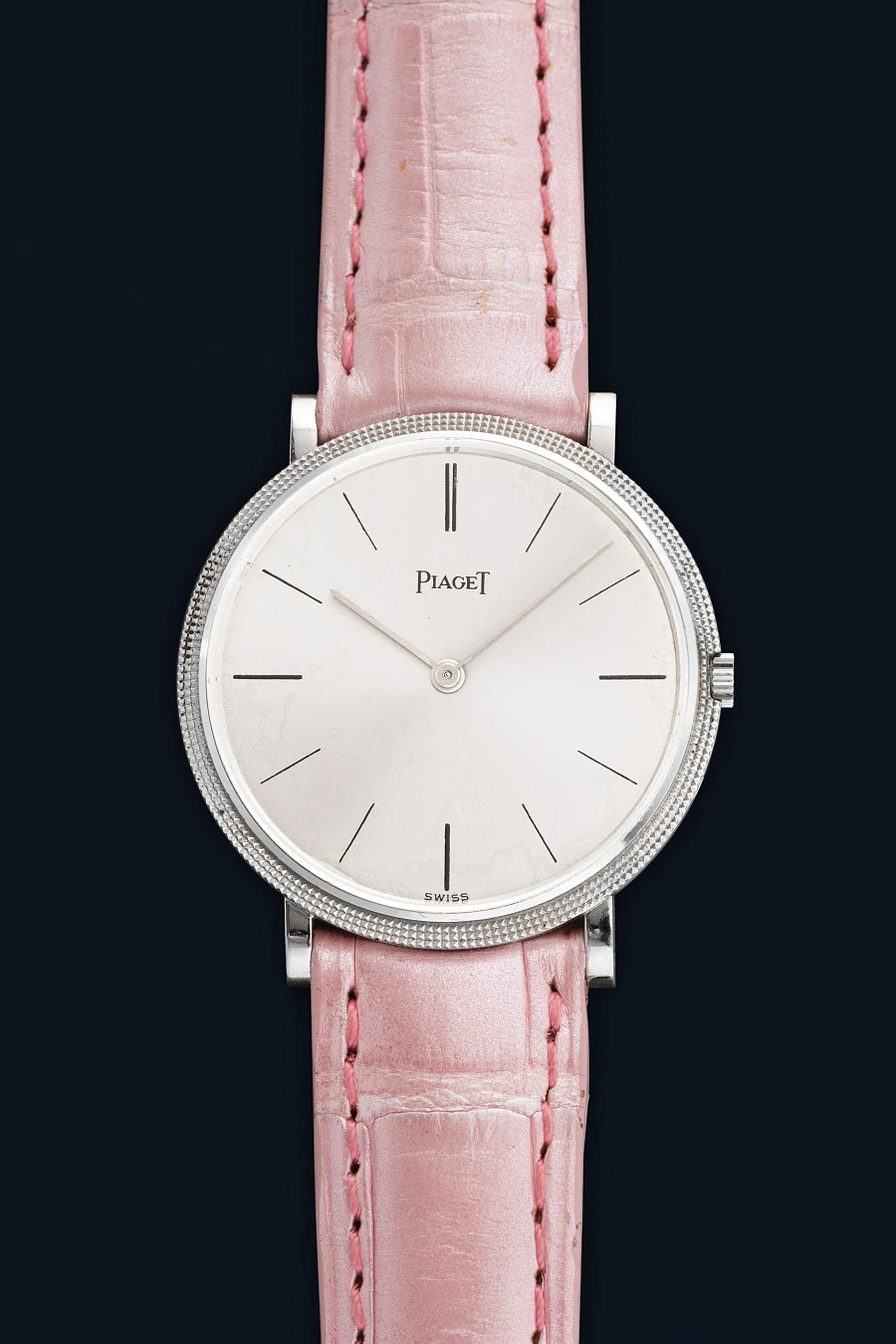 Clous de Paris Ladies Watch Ref. 9011 in 18k White Gold