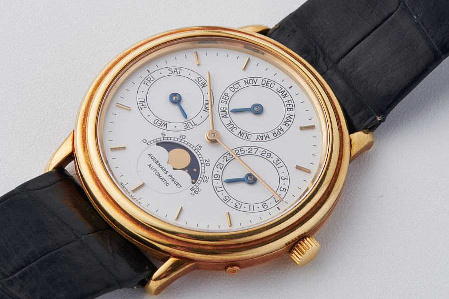 Quantime Perpetual Calendar Ref. 25657BA in 18k Yelow Gold