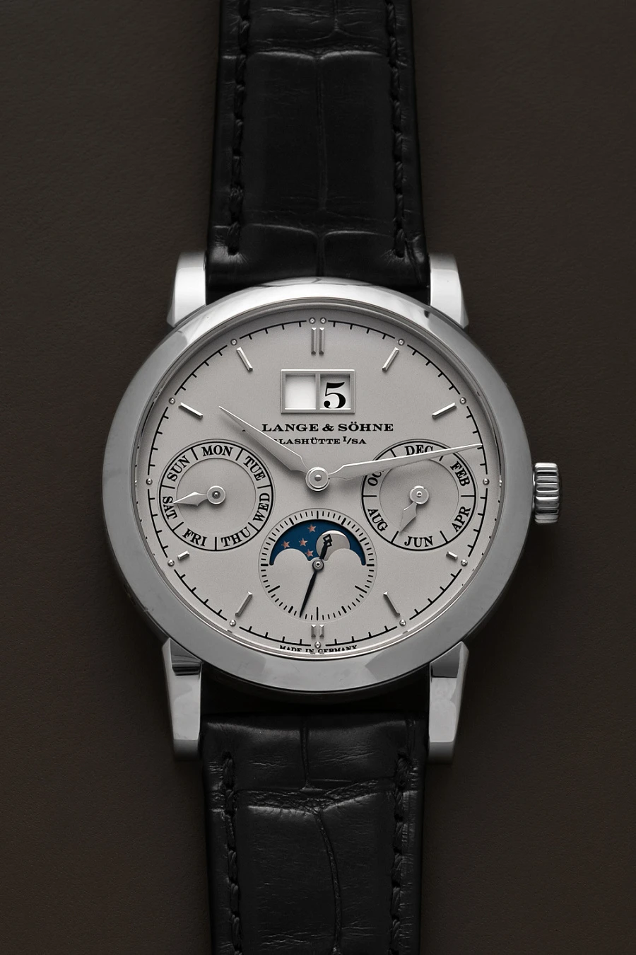 Lange 1 Moonphase Platinum / Saxonia Annual Calendar Platinum