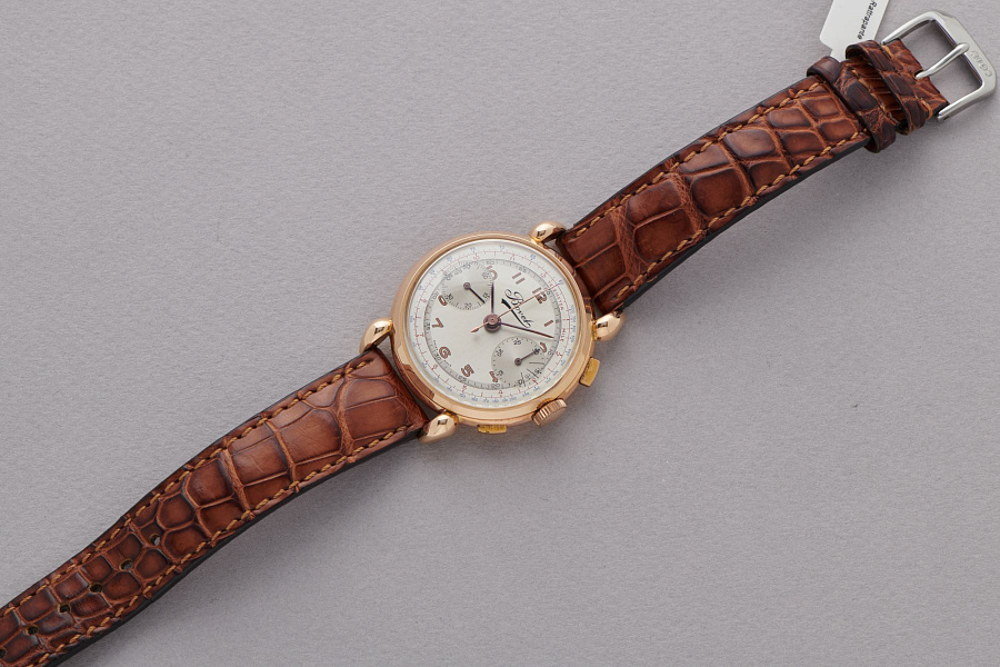 Mono-Rattrapante Chronograph in 18k Rose Gold
