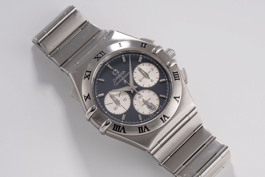 Constellation MechaQuartz Chronograph Ref. 386.1201 in Stainless Steel