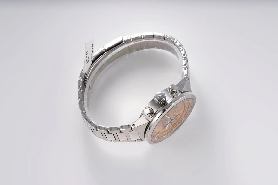 Perpetual Calendar Chronograph with Salmon Dial Ref. IW3756 in Stainless Steel