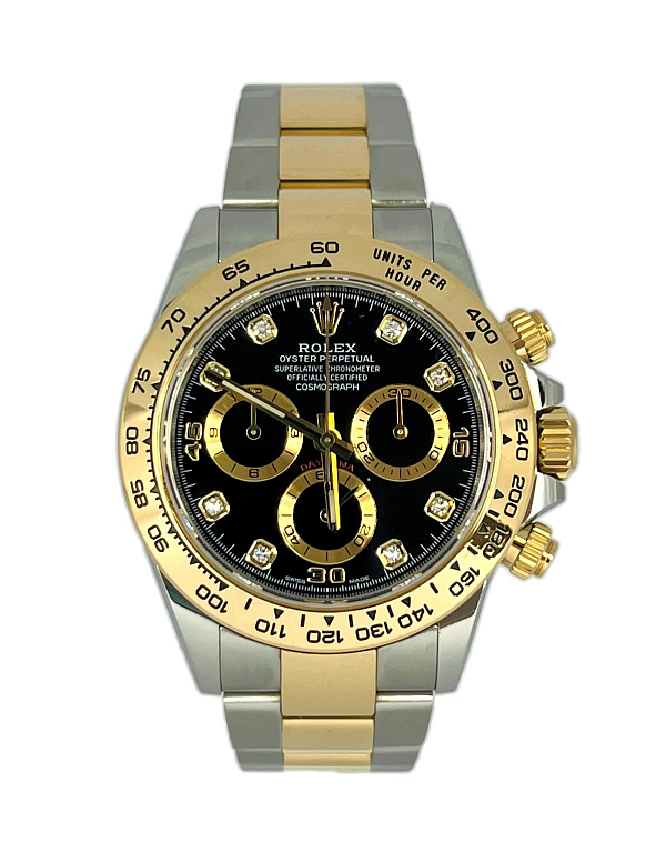 Daytona 116503 Yellow Rolesor Diamond Indexes