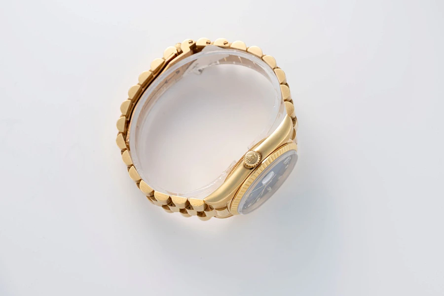 Day-Date Ref. 18238A Blue Stella Fumé Dial with Diamond Indices