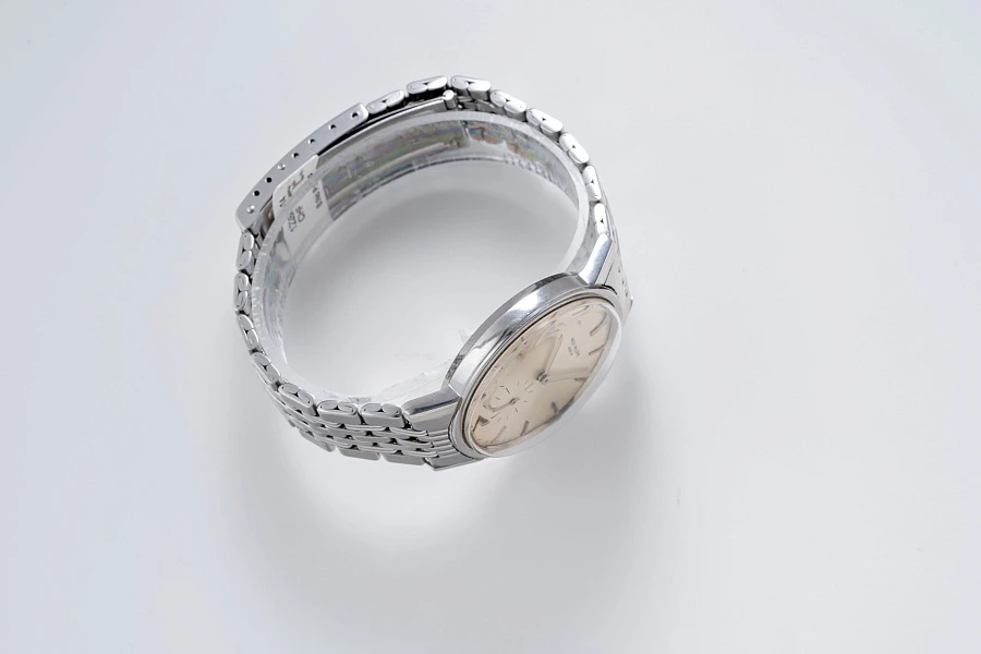 Calatrava Ref. 3466 in Stainless Steel on Gay Frères Bracelet