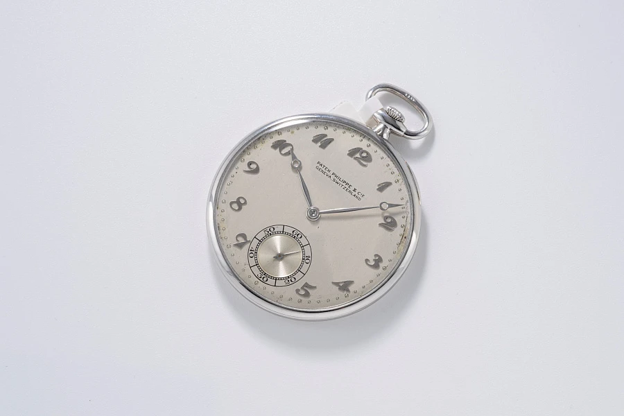 Pocket Watch with Breguet Numerals in Platinum