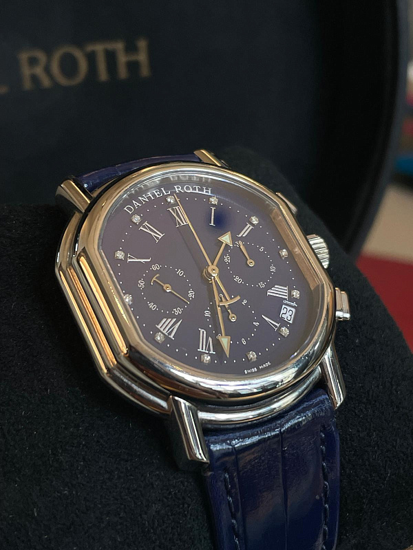 Chronograph ‘El Primero’ Blue Dial Diamond Indexes