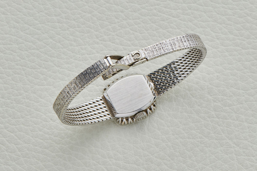 De Ville Ladies Dress Watch in 18k White Gold
