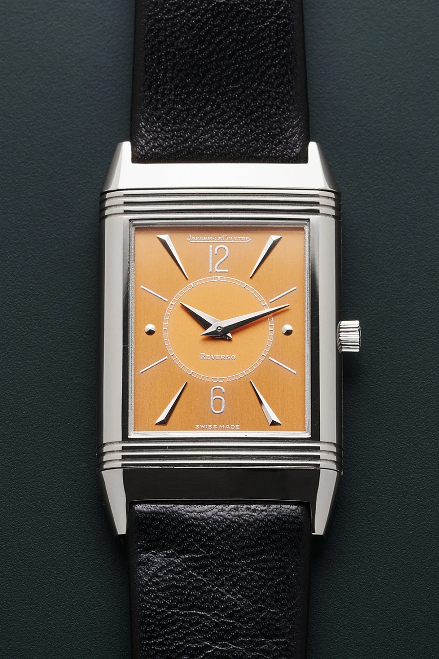 Reverso 18K White-Gold Salmon Dial