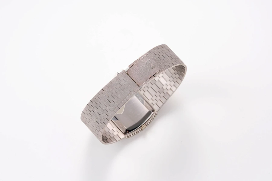 Ladies Watch with Diamonds in 18k White Gold