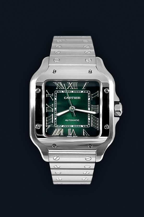 Santos de Cartier Steel Medium Model