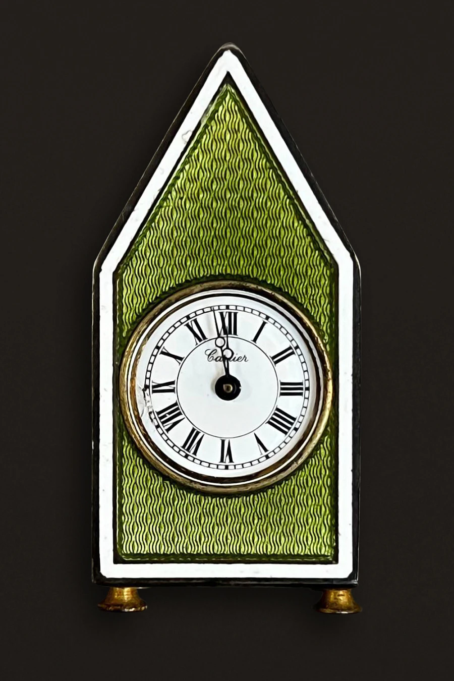 ‘Village House’ Desk Clock, Vintage