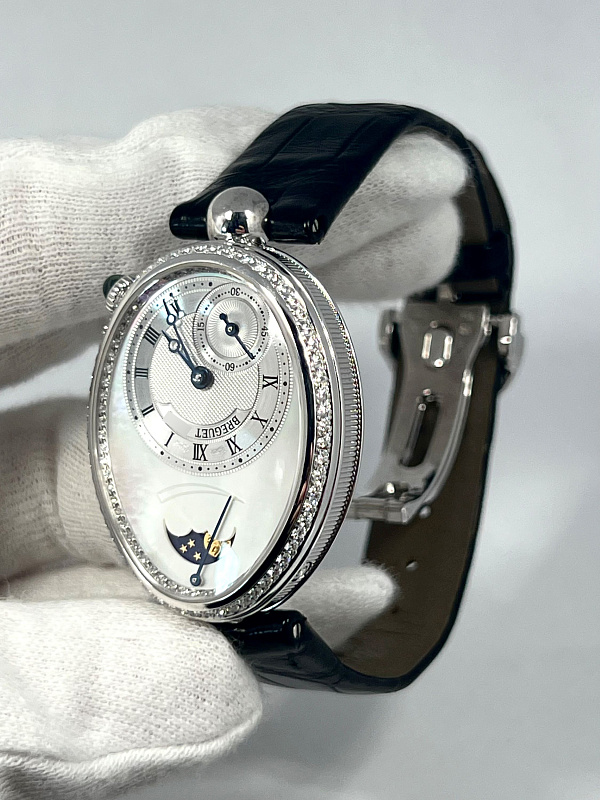 Reine de Naples White Gold Mother of Pearl Dial