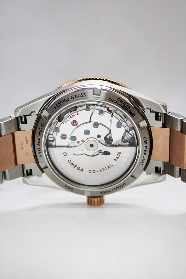 Seamaster 300 Master Co-axial Chronometer Steel & Sedna Gold