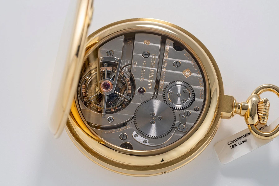 Obersvatory Chronometer Tourbillon Pocket Watch Ref. 966J in 18k Yellow Gold