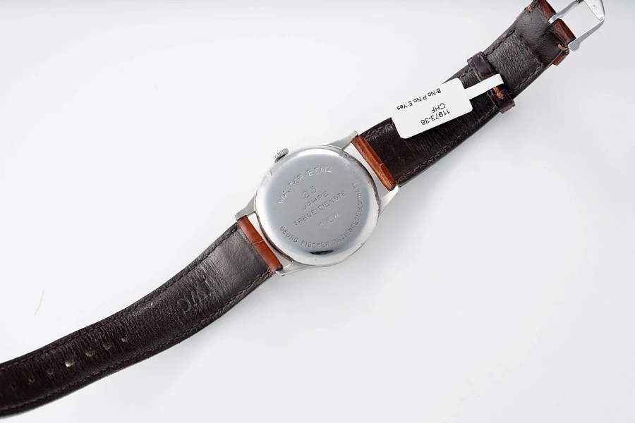 Portugieser-Style Dress Watch Ref. 417 in Stainless Steel