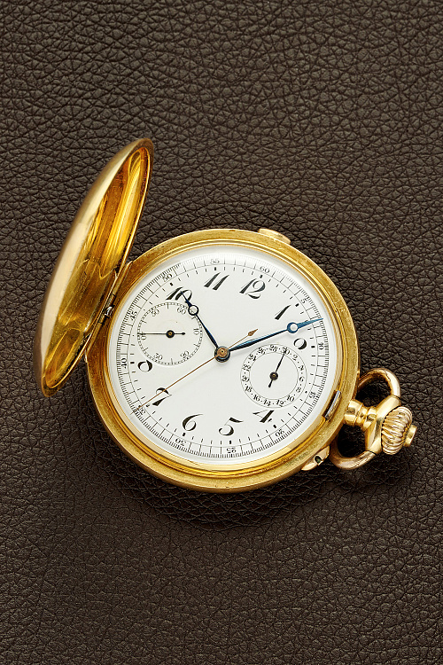 Hunter Case Pocket Watch Chronograph