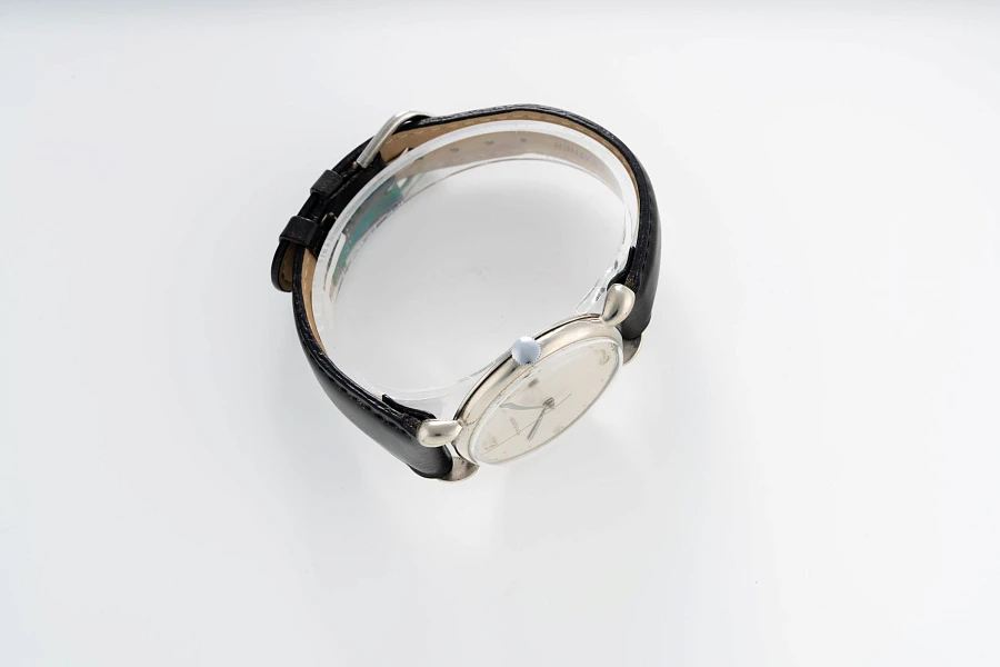 Jumbo Dress Watch with Teardrop Lugs in Stainless Steel