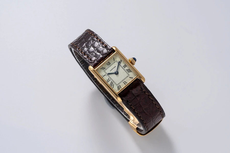 Tank Spider Paris Dial in 18k Yellow Gold