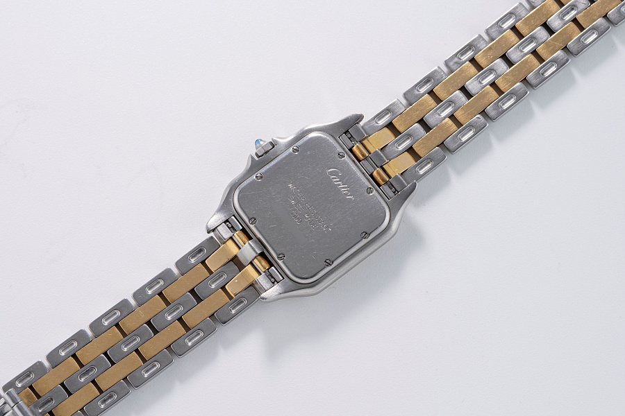 Panthère Ref. 1100 in Stainless Steel and 18k Yellow Gold