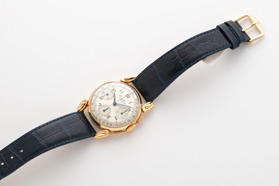 Fancy Lugs Premier Chronograph in 18K Rose Gold