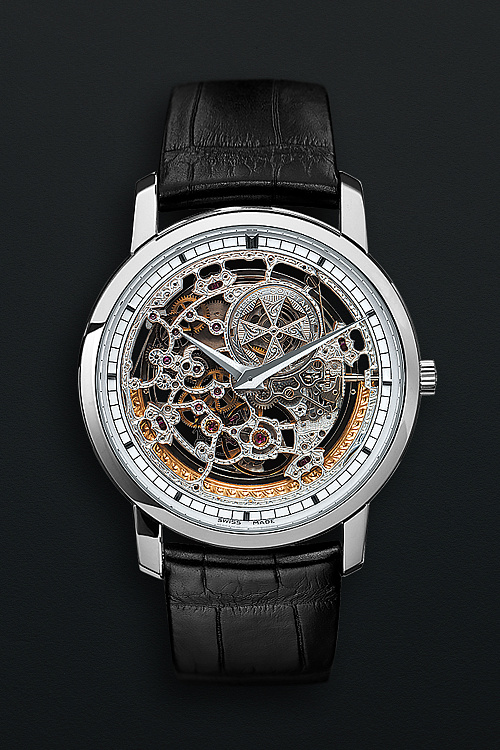 Patrimony Squelette White Gold