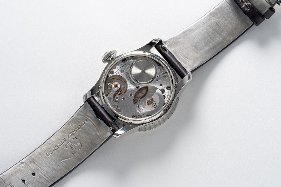 Salmon Dial Watch in Stainless Steel