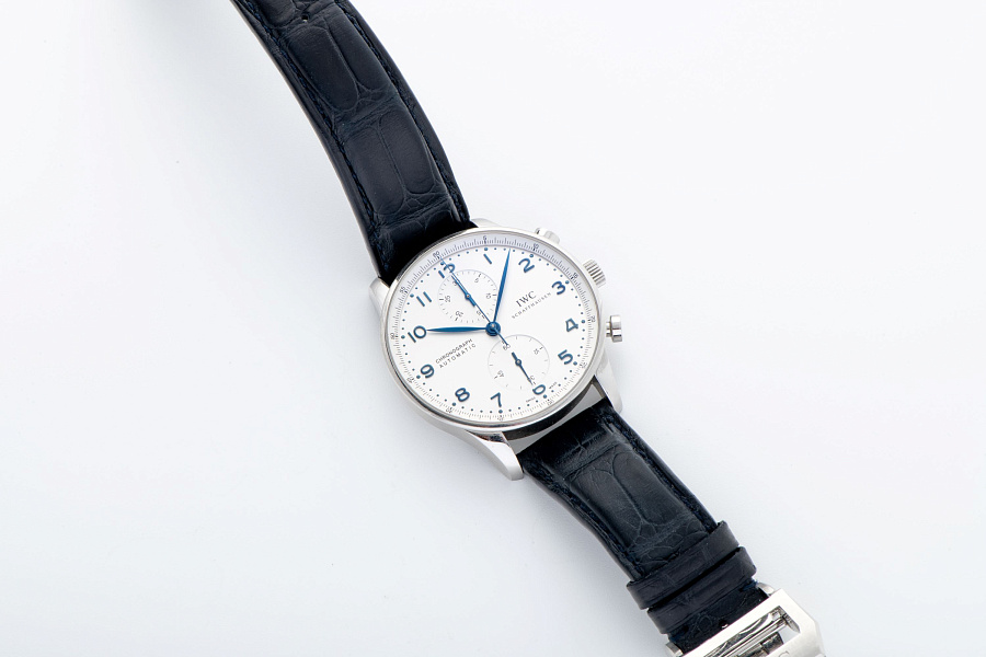 Portugieser Chronograph Ref. IW371446 in Stainless Steel