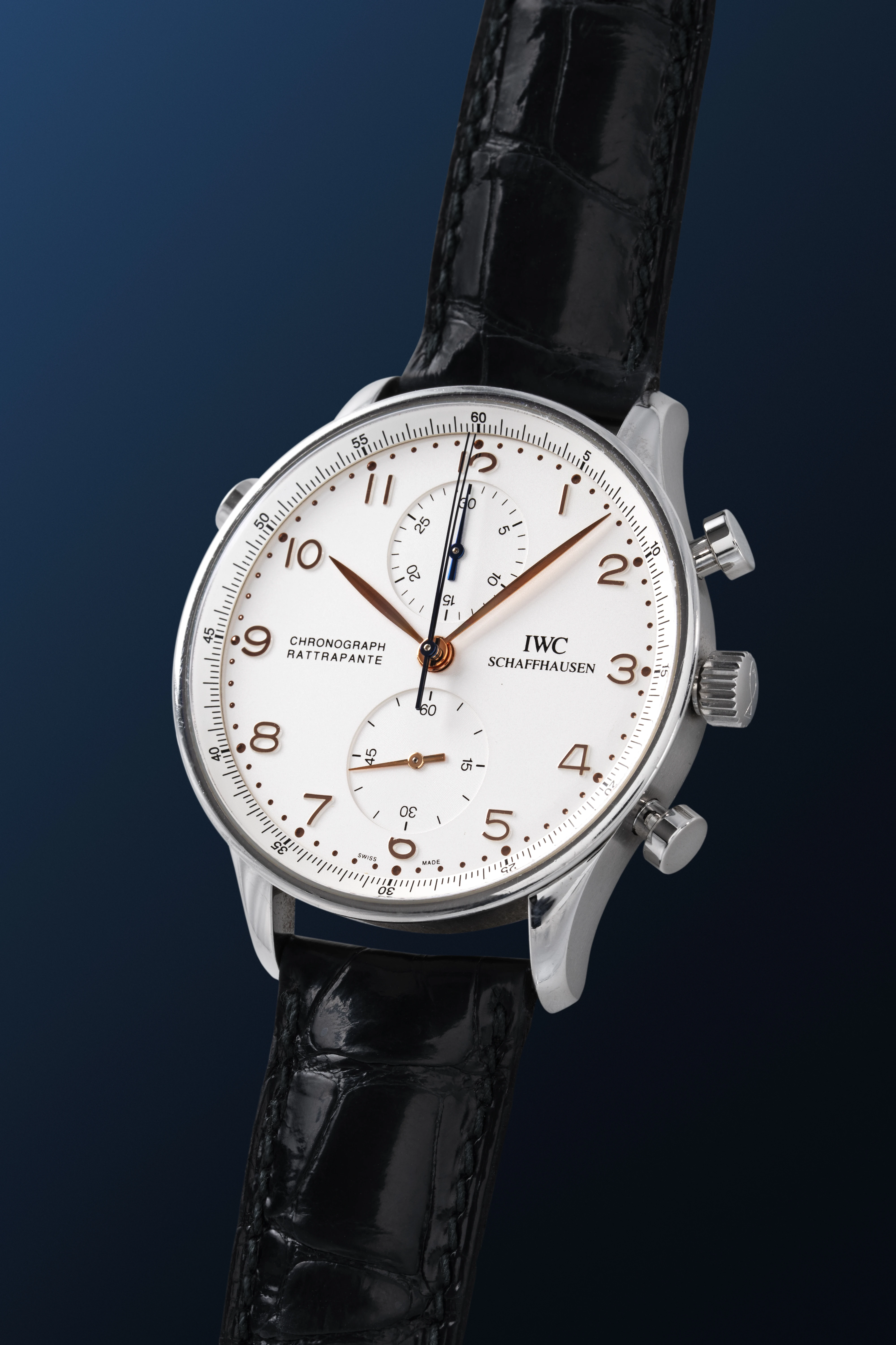 Portugieser Rattrapante Chronograph Ref. IW371202 in Stainless Steel