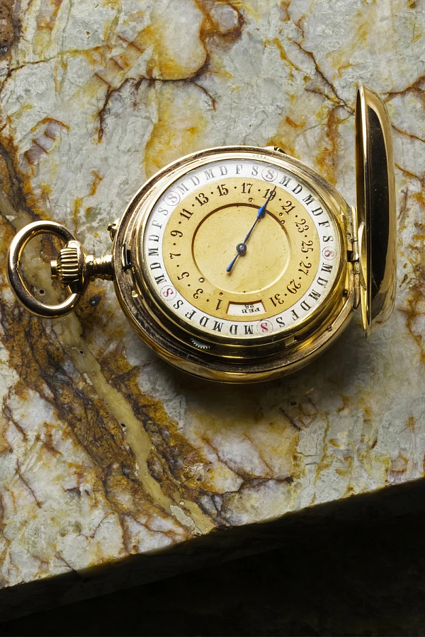 Lépine pocket watch with full calendar