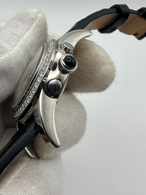 Lady Small Chronograph Stainless Steel Diamonds