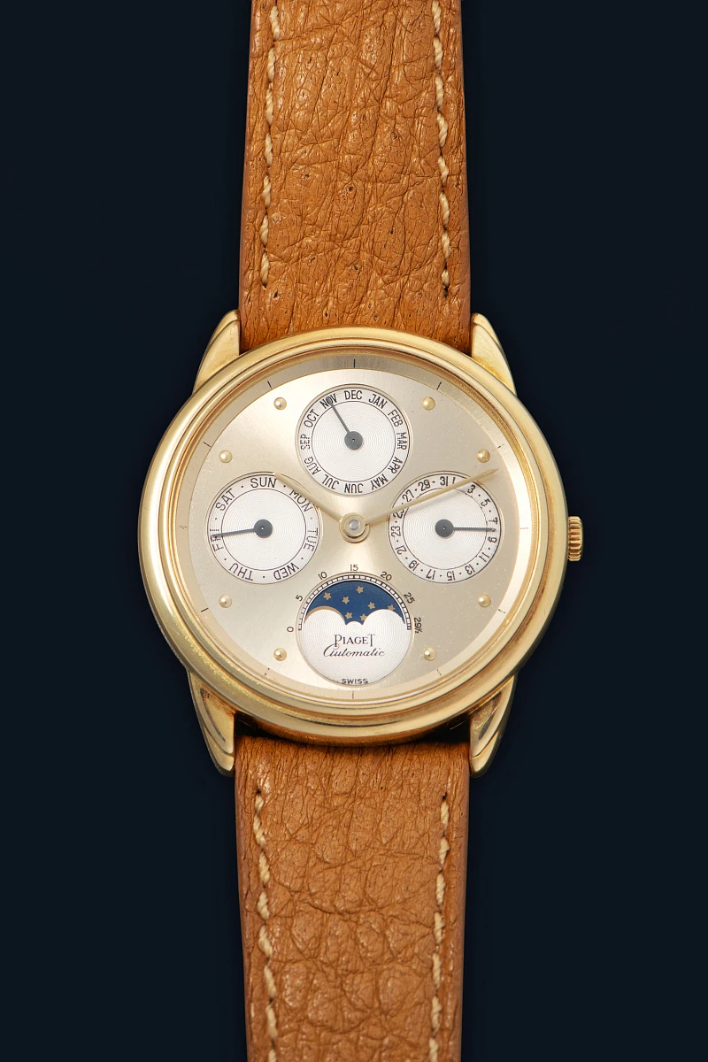 Automatic Triple Calendar Ref. 15958 in 18k Yellow Gold