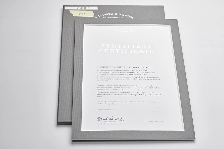 A.Lange & Söhne 1815 Chronograph