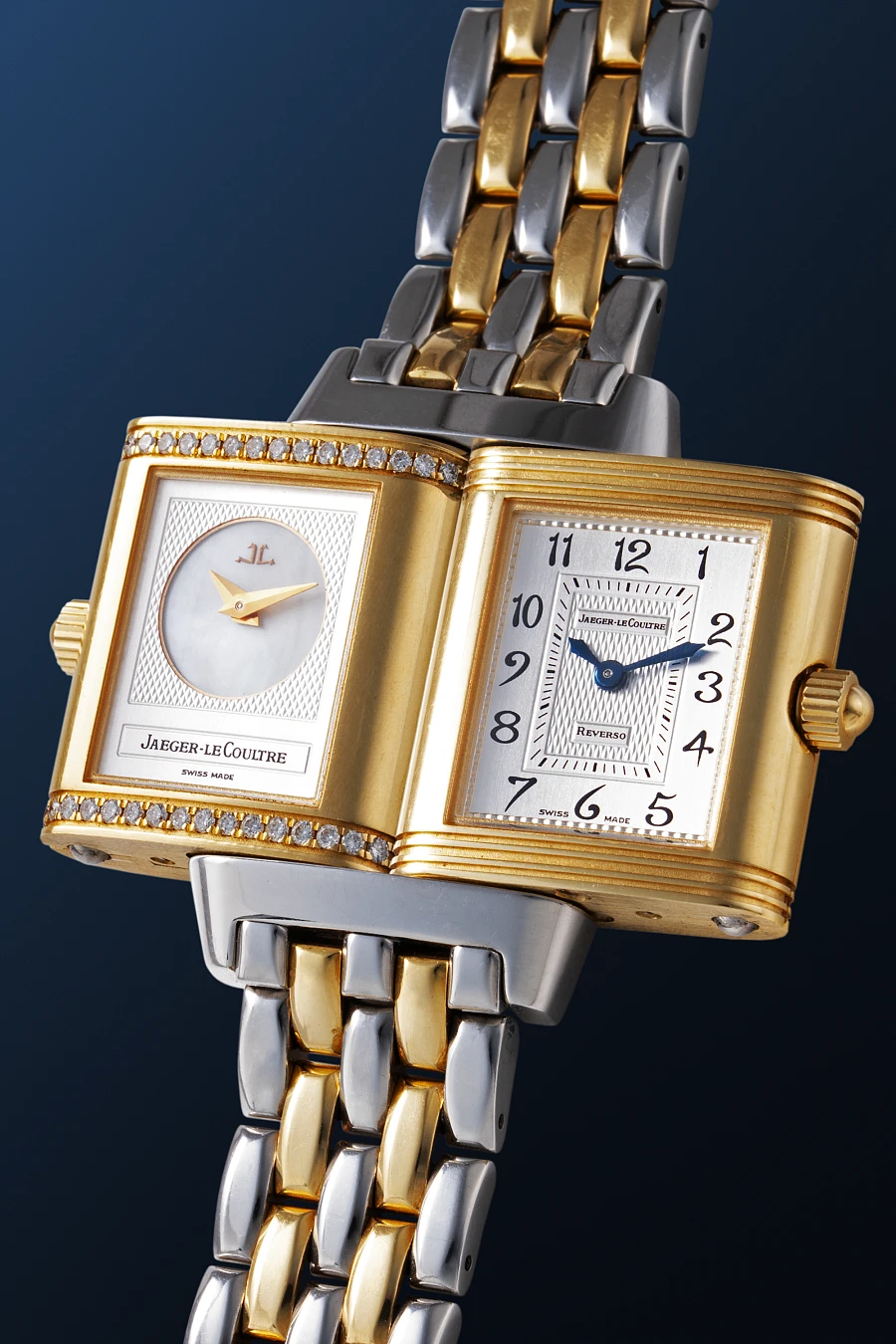 Reverso Duetto Bicolor Ref. 266.5.44 in Stainless Steel and 18k Yellow Gold