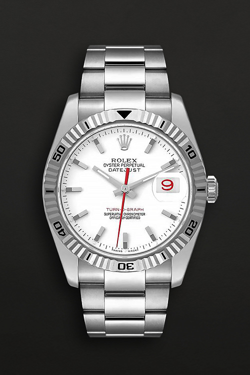 Oyster Perpetual Datejust Turn-O-Graph 116264 Rolesor Gris