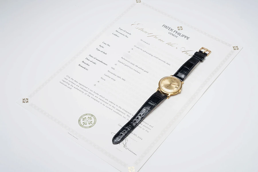 Calatrava Ref. 3445 in 18k Yellow Gold