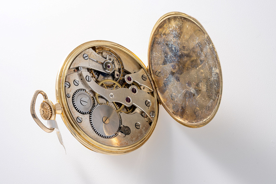 Pocket Watch in 14k Yellow Gold