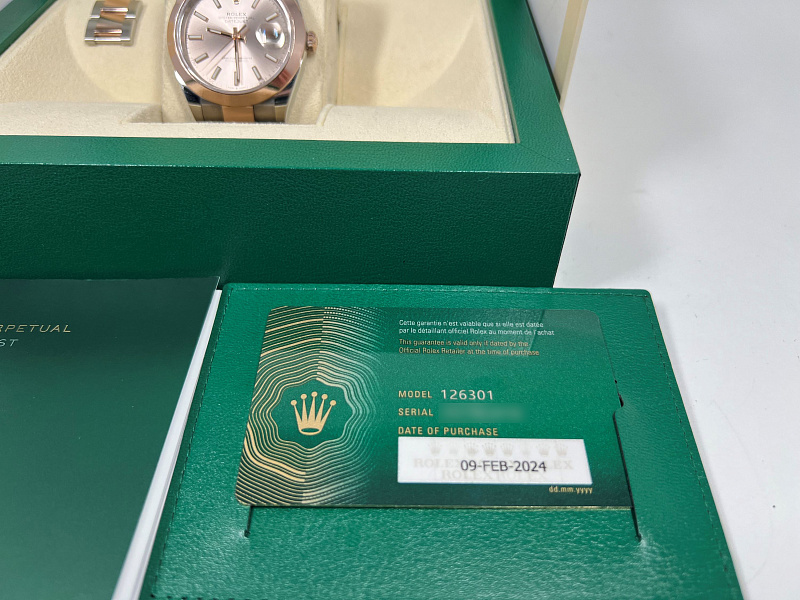 Datejust 41 Oystersteel & Everose 126301