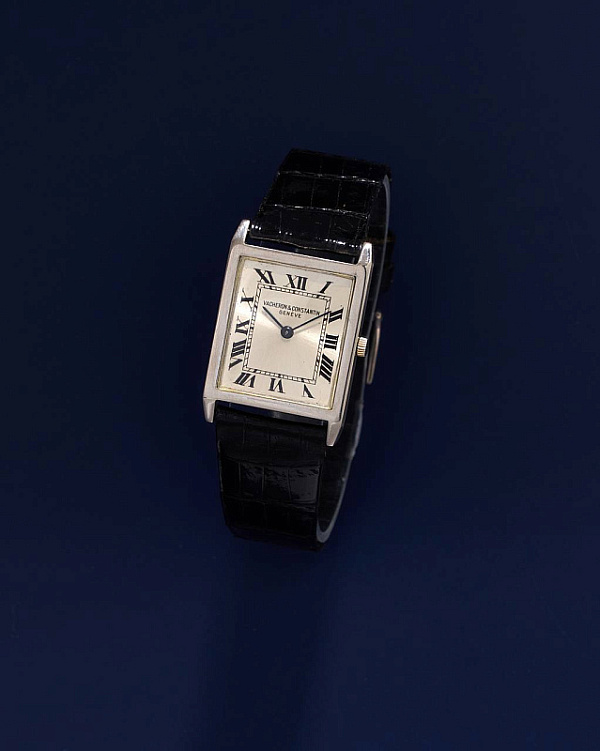 Rectangular Dress Watch 6791 White Gold Manual Wind