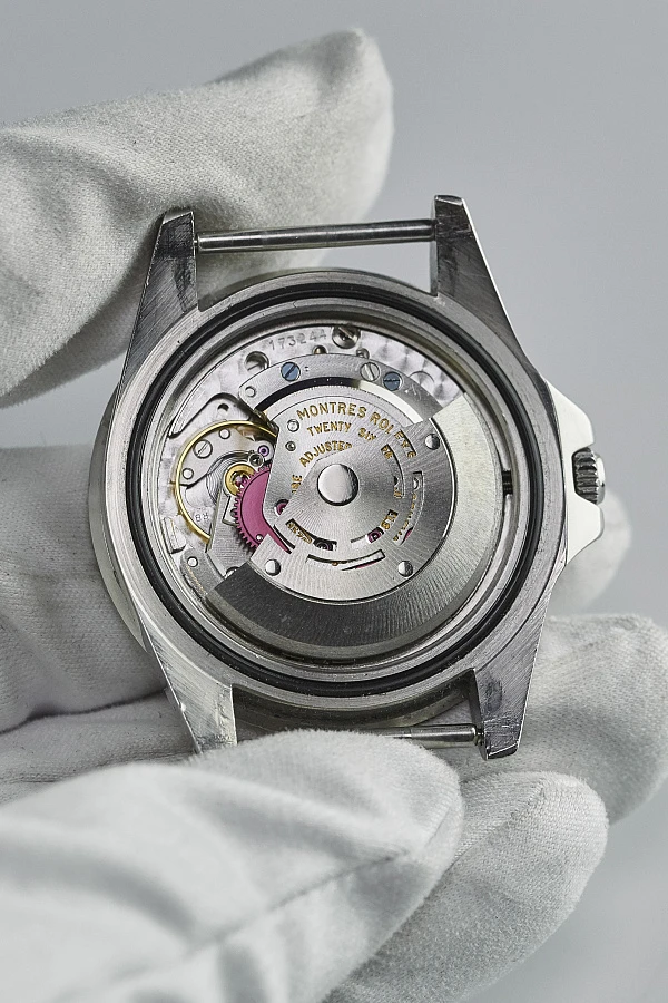 Rolex GMT Master 1675 "Pepsi" Faded Bezel, Gilt Dial