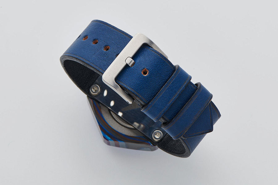 'Timascus' Hexagonal Damascus Steel Watch