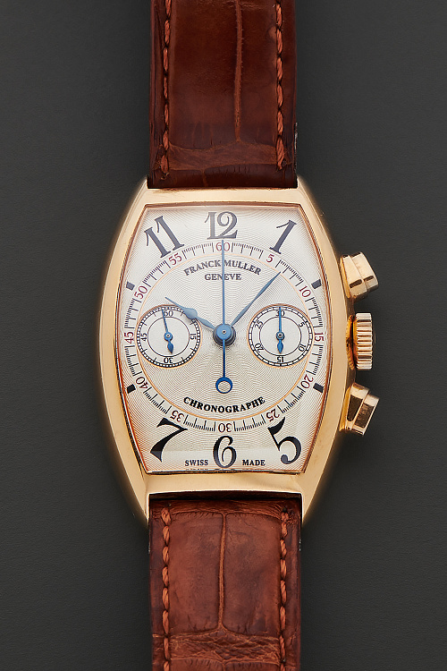 Double Face Chronograph in 18k Rose Gold (Service Recommended)