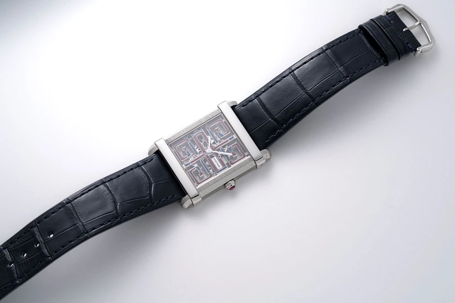 Collection Privée Tank Chinoise Skeleton Ref. CRWHTA0015 in Platinum