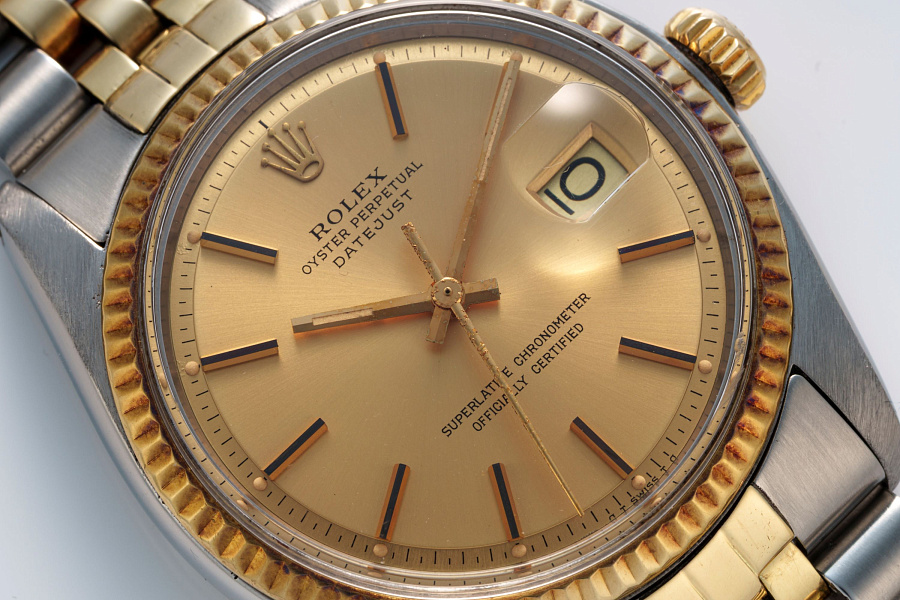 Datejust Ref. 1601 in Stainless Steel and 18k Yellow Gold