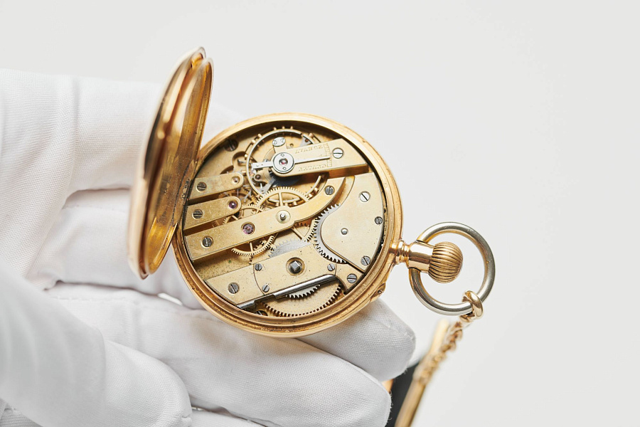 Pocket Watch 18k Yellow Gold
